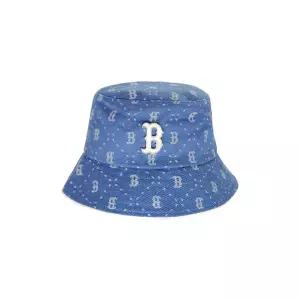 MLB 공용 데님 다이아 모노그램 버킷햇 3AHTMD13N-43SBL
