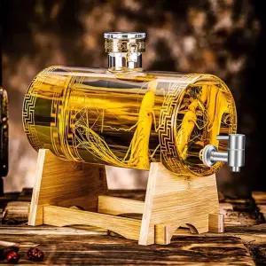 담금주병 유리 와인병 술병 인삼주 고급와인 수도꼭지 밀봉 증류주병 공병