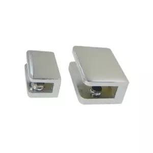 욕실유리선반 브라켓(유리 브라켓 ㄷ자 사각_소) 1개