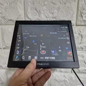 중고 파인디지털 파인드라이브 Q300 아틀란맵 3D 16GB 8인치 내비게이션