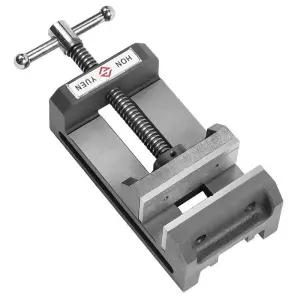 탁상용 평바이스 4인치 드릴링측정클램프 이동형