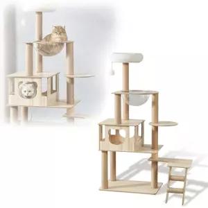 고양이 놀이 캣타워스크래쳐 베란다 원룸 계단식 캣폴