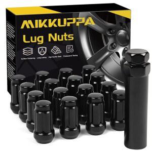 미쿠파 16PCS M12x1.5 러그 너트 폴라리스 타이어 파이오니어 헥스 아웃랜더 드라이브 시빅 소켓 스플라인 교체 키 매버릭 X3 탈론 캔암 ATV 블랙 레인저 툴 17mm RZR