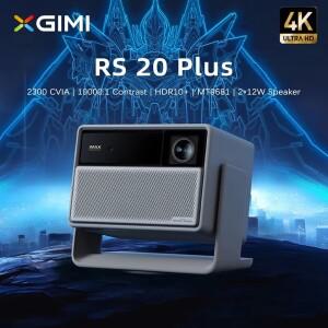 Xgimi RS20 Plus 4K 레이저 프로젝터 3000 ISO 루멘 IMAX 강화 자동 짐벌 240Hz HDR10+ 안드로이드 TV