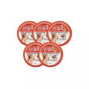 웰빙헬스 관절애 마사지크림 관절크림 통 100g x5개 2273086 J