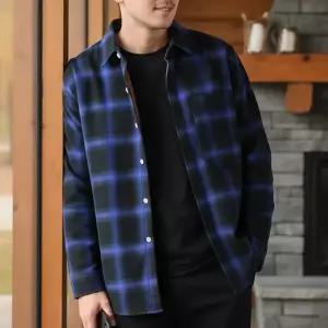 브이숍  남성 2컬러 클래식 기모 빅사이즈 셔츠 IS-JK74  굿딜 BUyuS