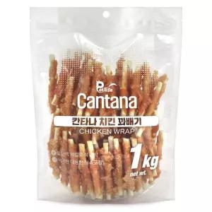 칸타나 치킨 꽈배기 (치킨스틱) 3kg 강아지간식