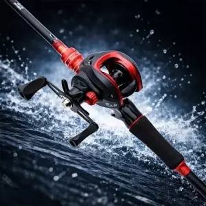 ( )고피싱 베이트 릴+루어+낚싯대세트 2.1m 좌핸들