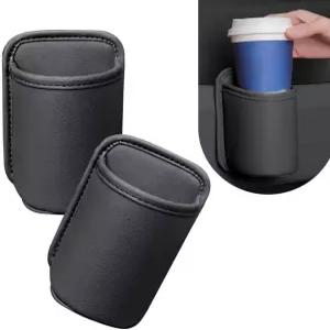 Bawkars 2 PCS 대형 자동차 도어 컵 홀더 뒷좌석 포켓 음료 클립 방수 스크래치 방지 창문 물컵 휴대폰