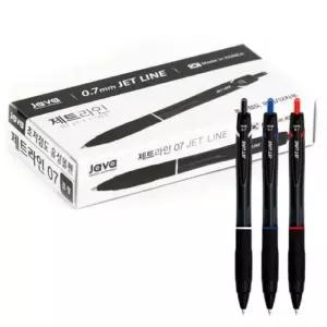 자바 사인펜 리필심 유성볼펜 잉크펜 수성펜 매직펜 12개입