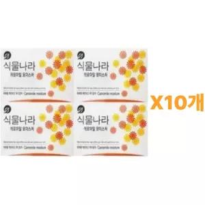 식물나라 비누 캐모마일모이스처 90gx4입x10개 (총40개)
