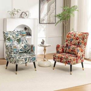 빈티지 소파 원목 프로방스 팔걸이 홈카페 응접실 거실 캐쥬얼 프랑스 의자