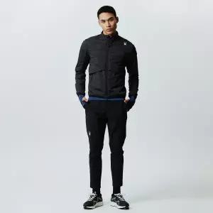 [롯데백화점]스파이더 공용 액티브 슬림핏 집업 팬츠 SPIFCNFP114UBLK