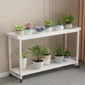 화분 트롤리 북유럽 베란다 스틸 이동식 받침대 랙 식물 다육이 원예 바퀴달린