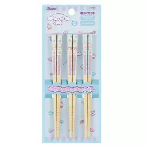 시나모롤 마슈구미 나무 젓가락 3P 700255저분 우드 수저