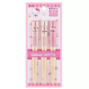 헬로키티 마슈구미 나무 젓가락 3P 700132저분 우드 수저