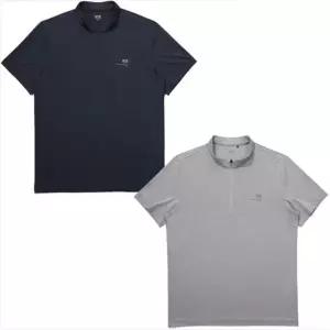 [K2](대전신세계)GMM24295 남성용 BOOST_ON_스트라이프 메쉬 반팔 집업 티셔츠