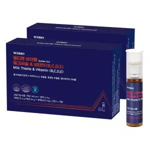 옵티젠 바이탈 밀크씨슬&비타민(B,C,D,E) 7개입 2박스