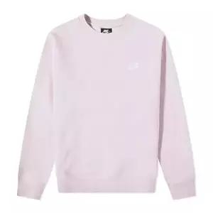 [아웃도어스/나이키]나이키 클럽 크루 기모 맨투맨 BV2662-576 파스텔 퍼플