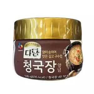 CJ 다담 청국장찌개 530g x 1개 a49172
