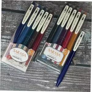 제브라 빈티지 수입볼펜 사라사클립 5색 0.5mm 중성펜/젤볼펜