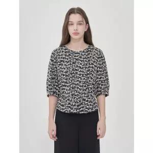 [올리비아로렌] 아일렛 자수 프린트 블라우스 VOCNS5M4451[35761589]