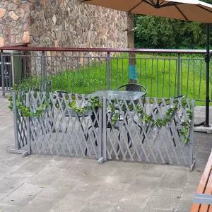 자바라 접이식 울타리 큰 높이 방부목 자바라대문 커피 나무 조경