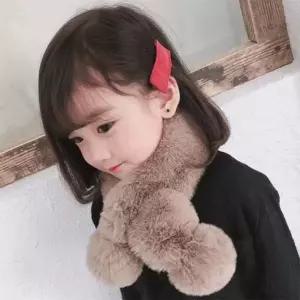 고급 리얼 밍크 퍼 머플러 여성 겨울 목도리 선물용 풍성한 털