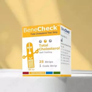 베네첵 콜레스테롤 시험지 25개입 1박스 혈당시험지 콜레스테롤 측정검사지