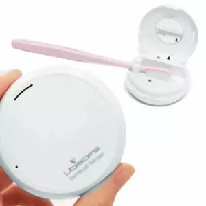 화이트 미니 칫솔살균기 1인용칫솔살균기 칫솔홀더 US