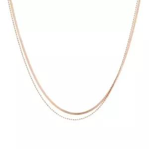 [비앤비골드] 14K 2mm 스네이크 뱀줄 볼 체인 레이어드 목걸이 IRN33558