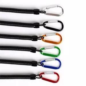 [SAPA]싸파 카라비나 스프링줄 /낚시용품/캠핑용품/낚시소품/색상랜덤...