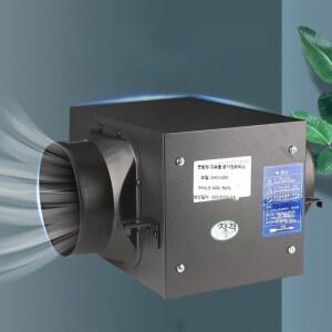 환풍기 공기정화 3중필터 냄새제거 담배 박스 직경100mm 배기장치 바베큐 제연기