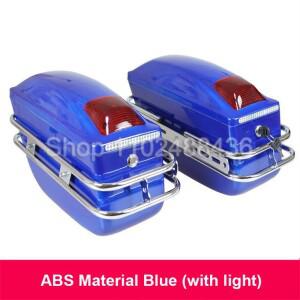 바이크 오토바이 사이드 박스 24L 수하물 탱크 테일 도구 가방 가와사키/혼다/야마하/스즈키 용 범용 수정