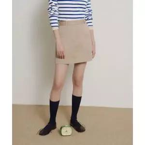 매장정품 BEANPOLE 빈폴 LADIES [B. my] 치노 미니 스커트 - 베이지 (BF6227N01A) BF6227N01A 1308515