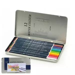문화 KX13HX20 수채 색연필 12색 (틴케이스)