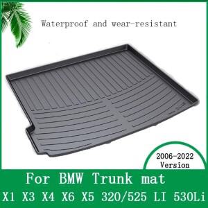 BMW 호환 트렁크 매트 X1 X3 X4 X6 X5 320/525 LI 530Li 특수 패드 더러운 방지 2006- 에디션 모델