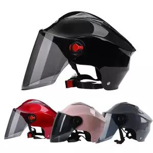 바이크 오토바이 반모헬맷 전기 스쿠터 헬멧 여름 V 헬기 안전 폭포 Soman 도시 기사 여자 남자 모토 장비