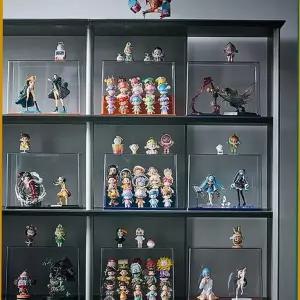 피규어 보관함 정리함 진열대 모형 피규어 수납함 아크릴 장식품 장난감 탁상용 투명 소품