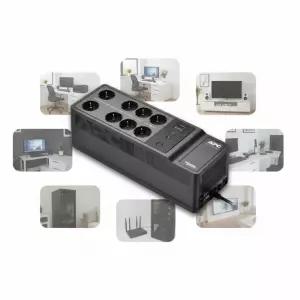APC UPS 무정전 비상 전원 공급장치 520W 850VA USB C타입 충전기 멀티탭 콘센트 학교 병원 컴퓨터 배터리