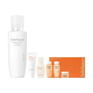 설화수 자정수 150ml, 1개+증정(데일리루틴 4종키트, 1개+상백선크림 10ml, 1개)