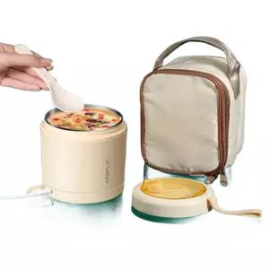 보온도시락 직장인 충전식 차량용 도시락통 식기 도시락 가열 스텐