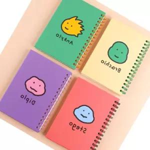 좌철 스프링 미니 노트 수첩 조구만 귀여운 메모 기록 (4개세트)