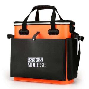 조과통 바스켓 장비 배낭 바구니 오렌지색 튼튼한 접이식 낚시통 조과통