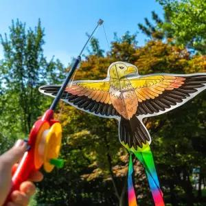 미니낚싯대 방패연 독수리연 나비연만들기 낚싯대연날리기세트