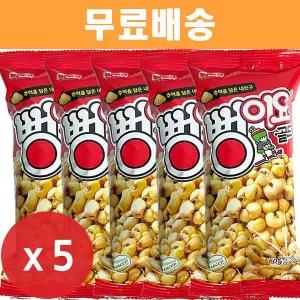 뻥이요 골드 60g x 5개 구운 감자 죠리퐁 맛밤 아이셔