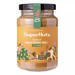 최화정 땅콩버터 슈퍼너츠 땅콩 100% 피넛버터 크런치 260g 1개