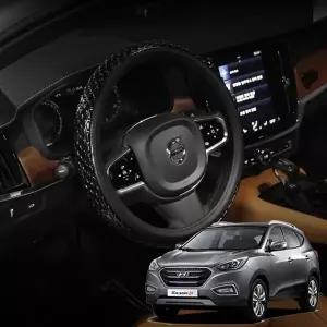 뉴투싼IX 3D 논슬립 실리콘 원패턴 그립 핸들커버