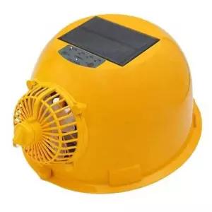 태양열 밀짚모자 쿨링 충전식 밭일 작업모 여름 선풍기 농부