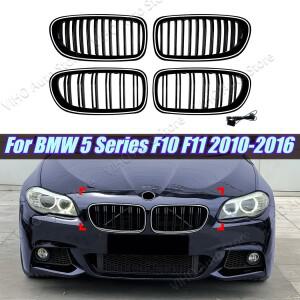 BMW 5 시리즈 F10 F11 528i 535i 540i 2011-2017 차량용 LED 라이트 자동차 범퍼 레이싱 그릴 액세서리 프